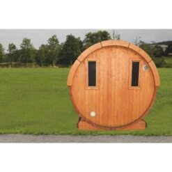 Wolff Finnhaus Saunafass 400 (2-Raum) Bausatz Schwarz -Black & Decker 1472747000 prod 005