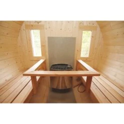 Wolff Finnhaus Saunafass 400 (2-Raum) Bausatz Schwarz -Black & Decker 1472747000 prod 006