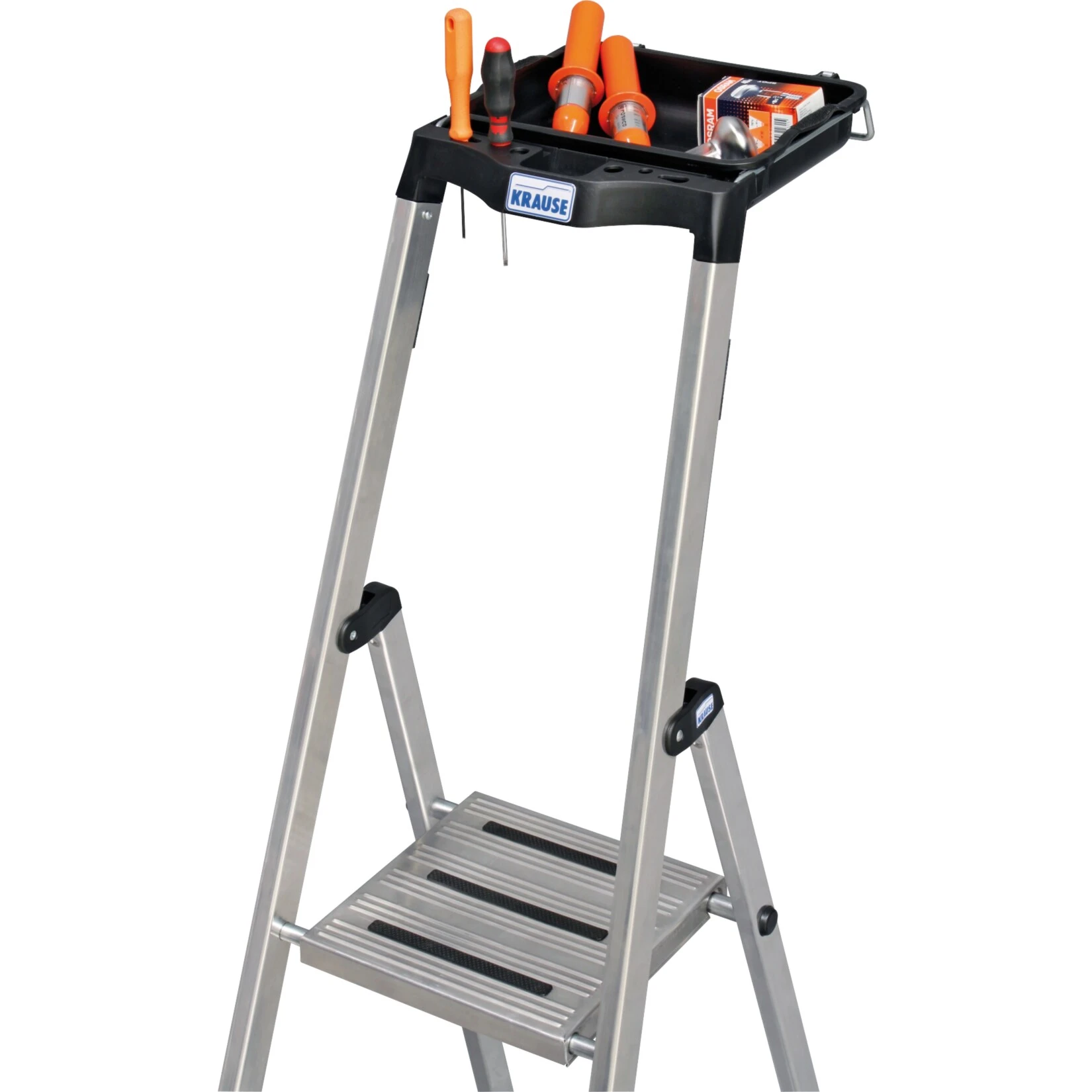 Krause "Secury" Stufen-Stehleiter Mit MultiGrip-System, 4 Stufen 2 Krause "Secury" Stufen-Stehleiter Mit MultiGrip-System, 4 Stufen – Bild 2