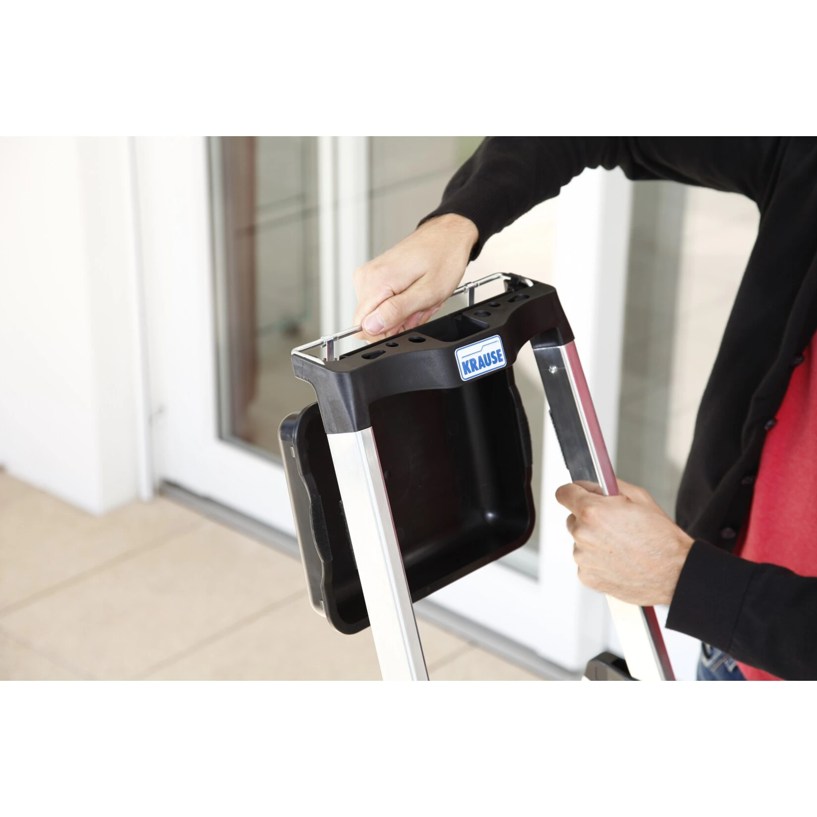 Krause "Secury" Stufen-Stehleiter Mit MultiGrip-System, 4 Stufen 6 Krause "Secury" Stufen-Stehleiter Mit MultiGrip-System, 4 Stufen – Bild 6