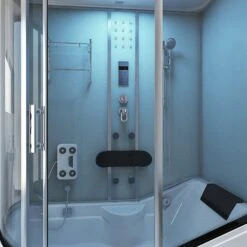 Home Deluxe ALL IN 2in1 Duschkabine, Weiß, Links 8 Home Deluxe ALL IN 2in1 Duschkabine, Weiß, Links -Black & Decker 1648488002 prod 003