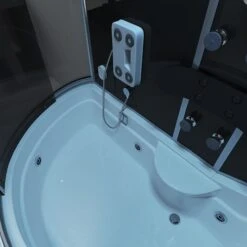 Home Deluxe All In 4in1 Duschkabine, Schwarz, Anschlag Links -Black & Decker 1649247001 prod 005