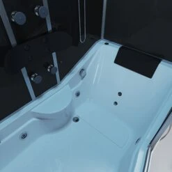 Home Deluxe All In 4in1 Duschkabine, Schwarz, Anschlag Links -Black & Decker 1649247001 prod 006