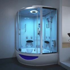 Home Deluxe Exclusive Dampfduschkabine, Weiß -Black & Decker 1649266001 prod 003