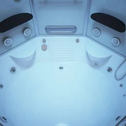 Home Deluxe Exclusive Dampfduschkabine, Weiß -Black & Decker 1649266001 prod 004