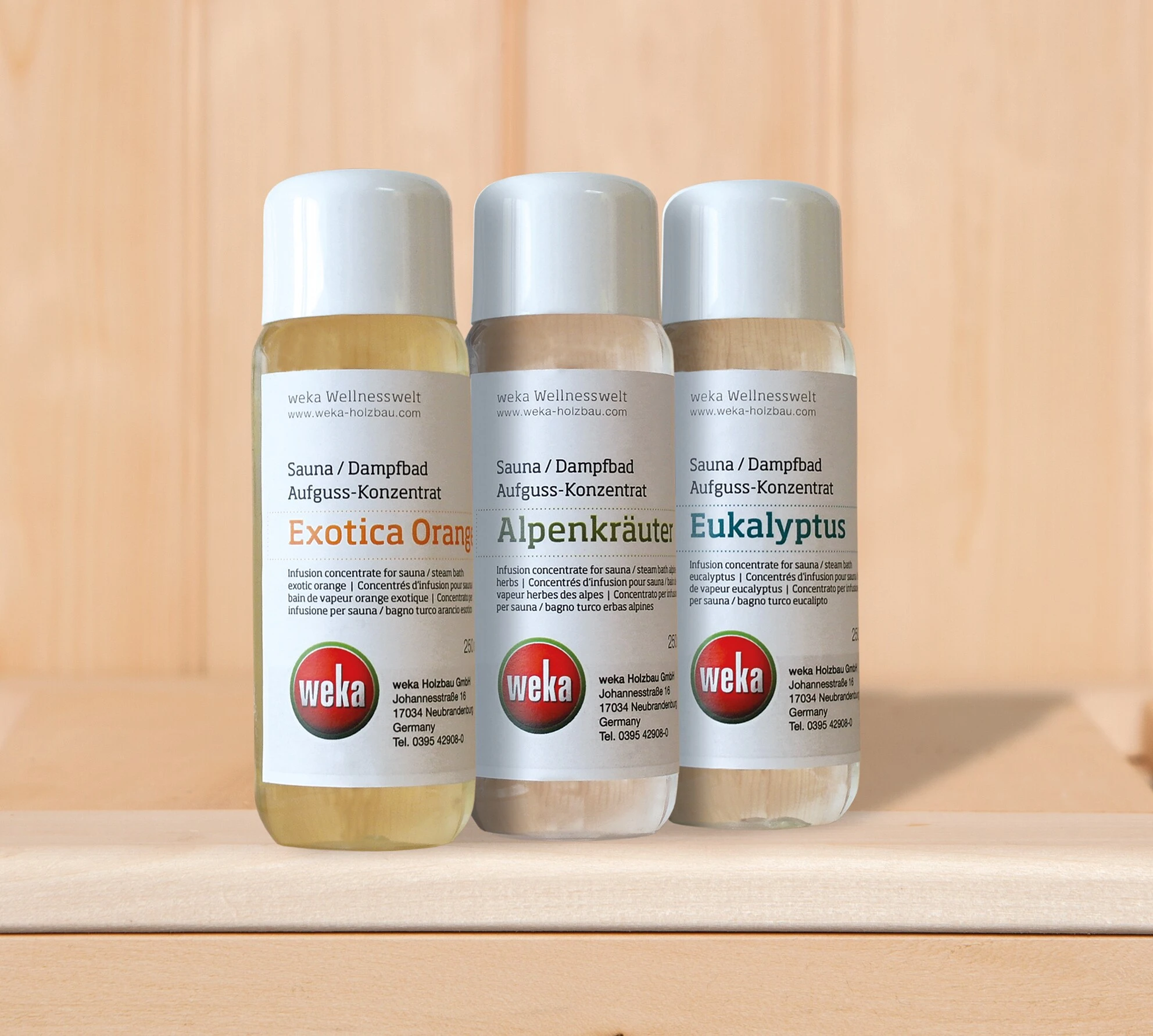 WEKA 3er-Sparset Sauna Und Dampfbaddüfte 1 WEKA 3er-Sparset Sauna Und Dampfbaddüfte