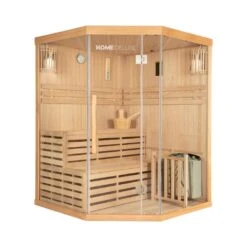 Home Deluxe 7220 SKYLINE XL Sauna, Inkl. 6 KW Saunaofen -Black & Decker 1710768000 prod 005