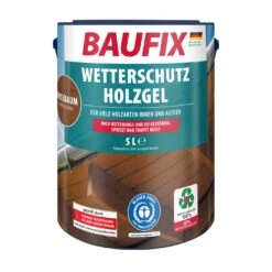 BAUFIX Wetterschutz-Holzgel Nussbaum 5 L