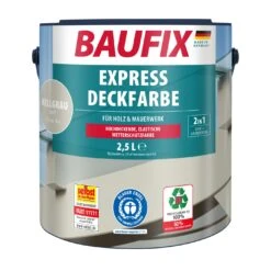 BAUFIX Express Deckfarbe Nussbraun, 2,5 Liter