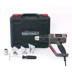 Dino KRAFTPAKET 130221 Profi-Heißluftpistole Mit LCD-Display