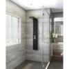Home Deluxe Duschpaneel Cascata, Schwarz