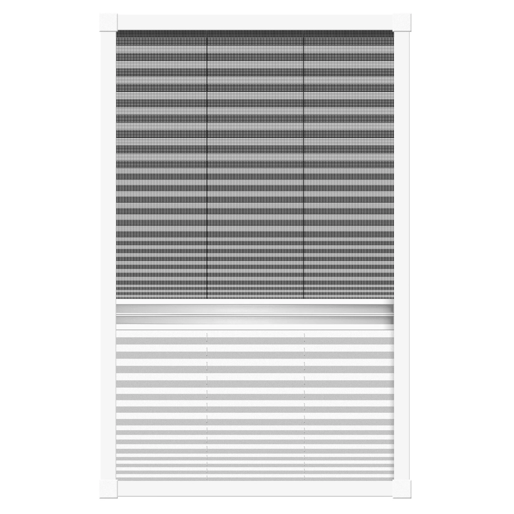 Schellenberg Insektenschutz & Verdunklungsplissee Für Dachfenster, 114 X 160 Cm, Weiß 2 Schellenberg Insektenschutz & Verdunklungsplissee Für Dachfenster, 114 X 160 Cm, Weiß – Bild 2