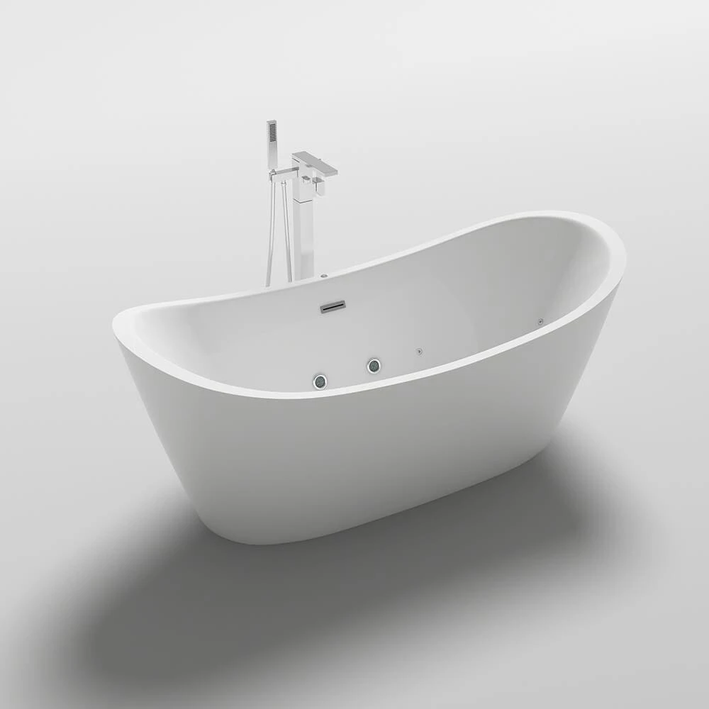 Home Deluxe Badewanne Ovalo Plus Mit Whirlpoolfunktion, Freistehend 5 Home Deluxe Badewanne Ovalo Plus Mit Whirlpoolfunktion, Freistehend – Bild 5