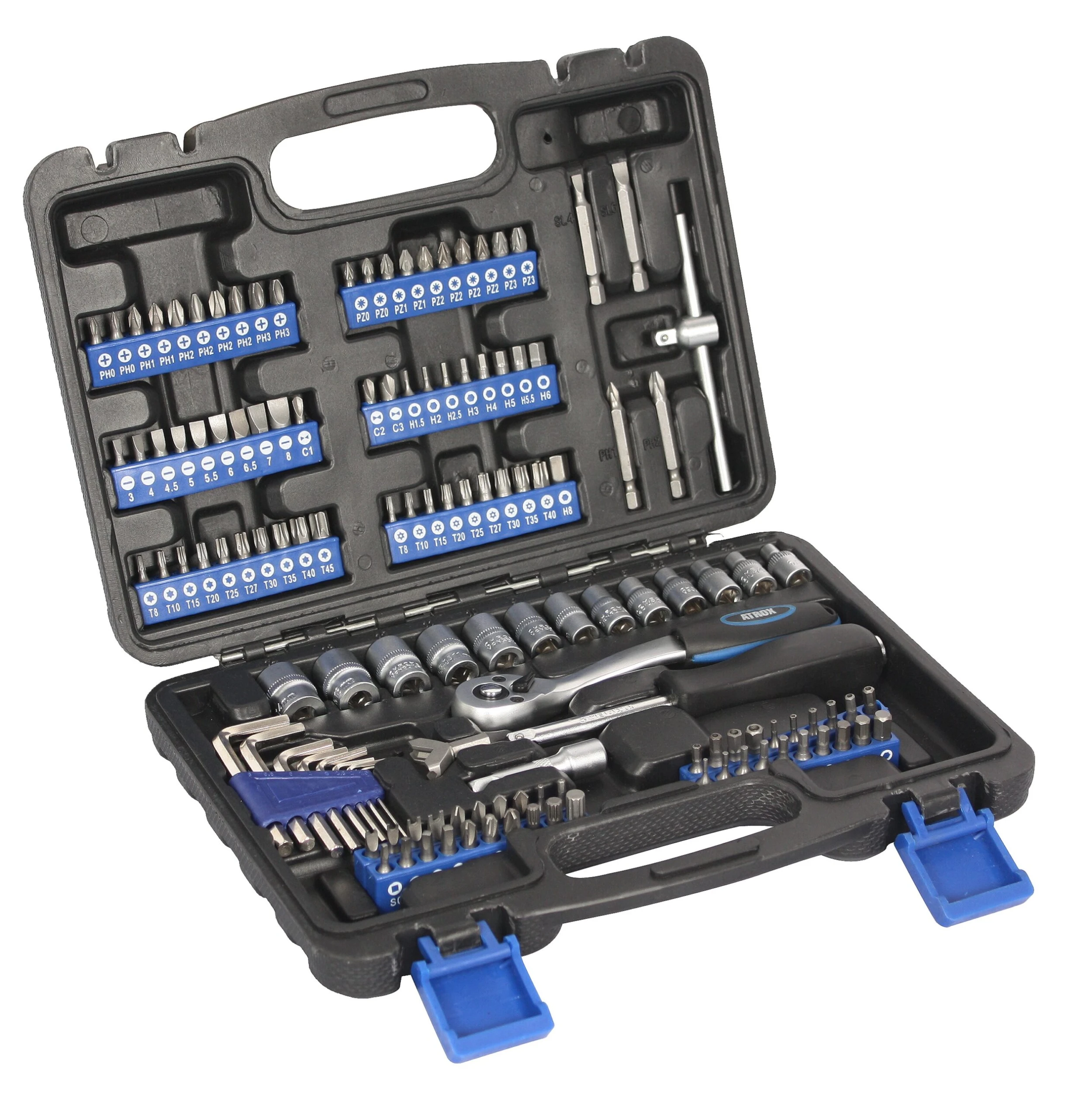 Atrox AY 416 Steckschlüsselsatz, 132-tlg. 1 Atrox AY 416 Steckschlüsselsatz, 132-tlg.