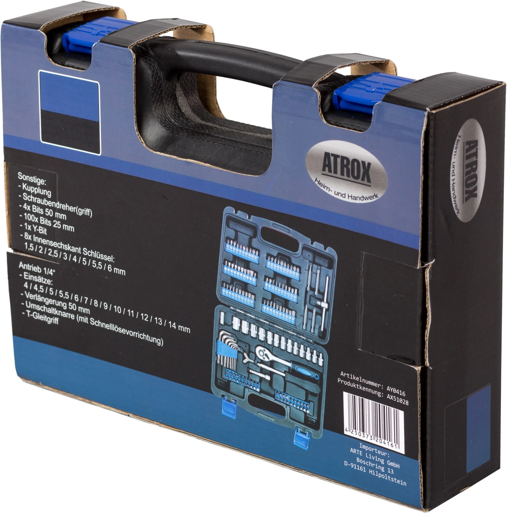 Atrox AY 416 Steckschlüsselsatz, 132-tlg. 4 Atrox AY 416 Steckschlüsselsatz, 132-tlg. – Bild 4