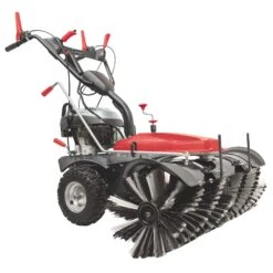 Scheppach SC2200PE Kehrmaschine Mit Sammelbehälter & Schneeschild