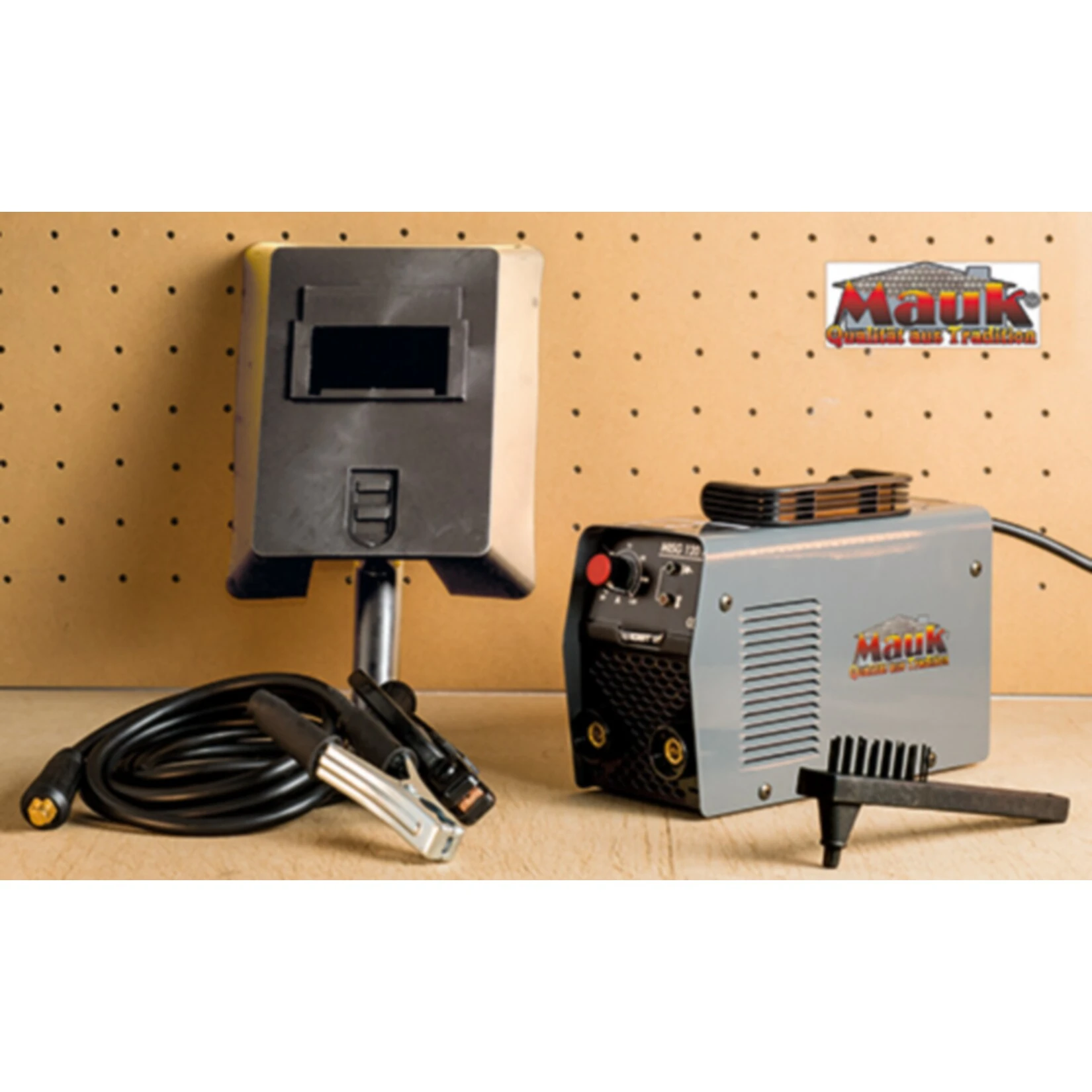 MAUK Inverter MMA Elektroden Schweisgerät Basic 120A Mit Umfangreichem Zubehör 2 MAUK Inverter MMA Elektroden Schweisgerät Basic 120A Mit Umfangreichem Zubehör – Bild 2