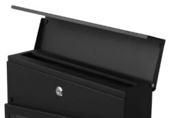 Briefkasten MCW-B28, Wandbriefkasten Postkasten Zeitungsfach, Pulverbeschichtet ~ Schwarz -Black & Decker 1974884000 prod 004