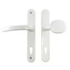 KM Meeth Haustür-Griff Nr. 2 (innen Drücker / Außen Knauf), Weiß