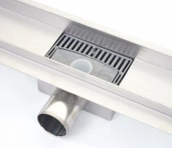 Duschrinne MCW-D94d, Bodenablauf Abflussrinne Duschablauf, Edelstahl Siphon 50-120cm ~ 100cm -Black & Decker 2122970001 prod 006