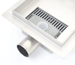 Duschablauf MCW-D95c, Bodenablauf Abflussrinne Bad, Edelstahl Siphon ~ 20x20cm 9 Duschablauf MCW-D95c, Bodenablauf Abflussrinne Bad, Edelstahl Siphon ~ 20x20cm -Black & Decker 2122976002 prod 004