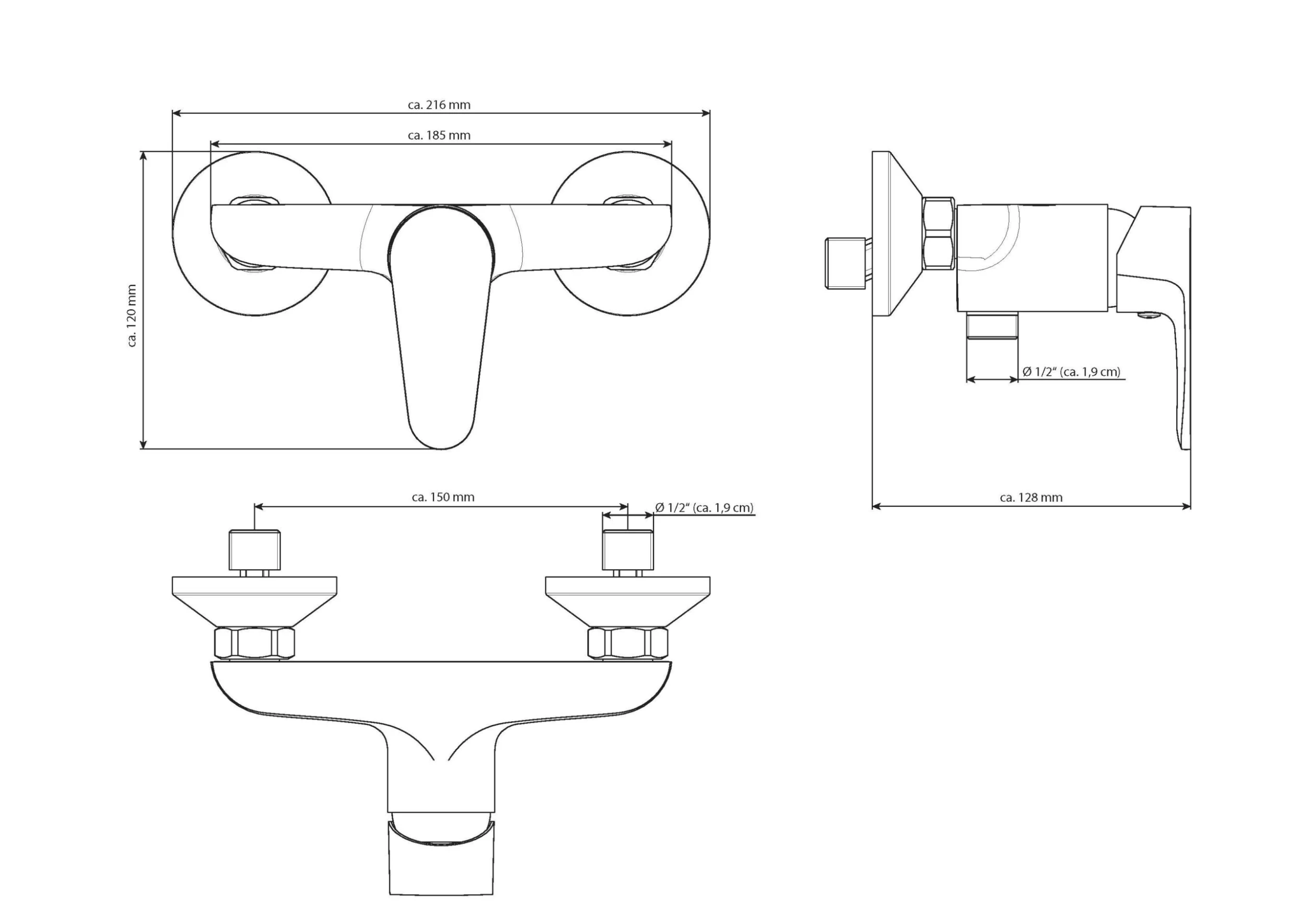 Eisl Duscharmatur Claudio, Chrom 6 Eisl Duscharmatur Claudio, Chrom – Bild 6