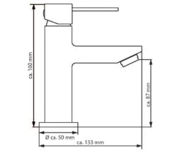 Eisl Waschtischarmatur Calvino, Chrom -Black & Decker 2137013000 prod 006