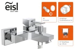 Eisl Wannenfüllarmatur Calvino, Chrom -Black & Decker 2137014000 prod 003