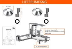 Eisl Wannenfüllarmatur CLAUDIO, Chrom -Black & Decker 2137324000 prod 003
