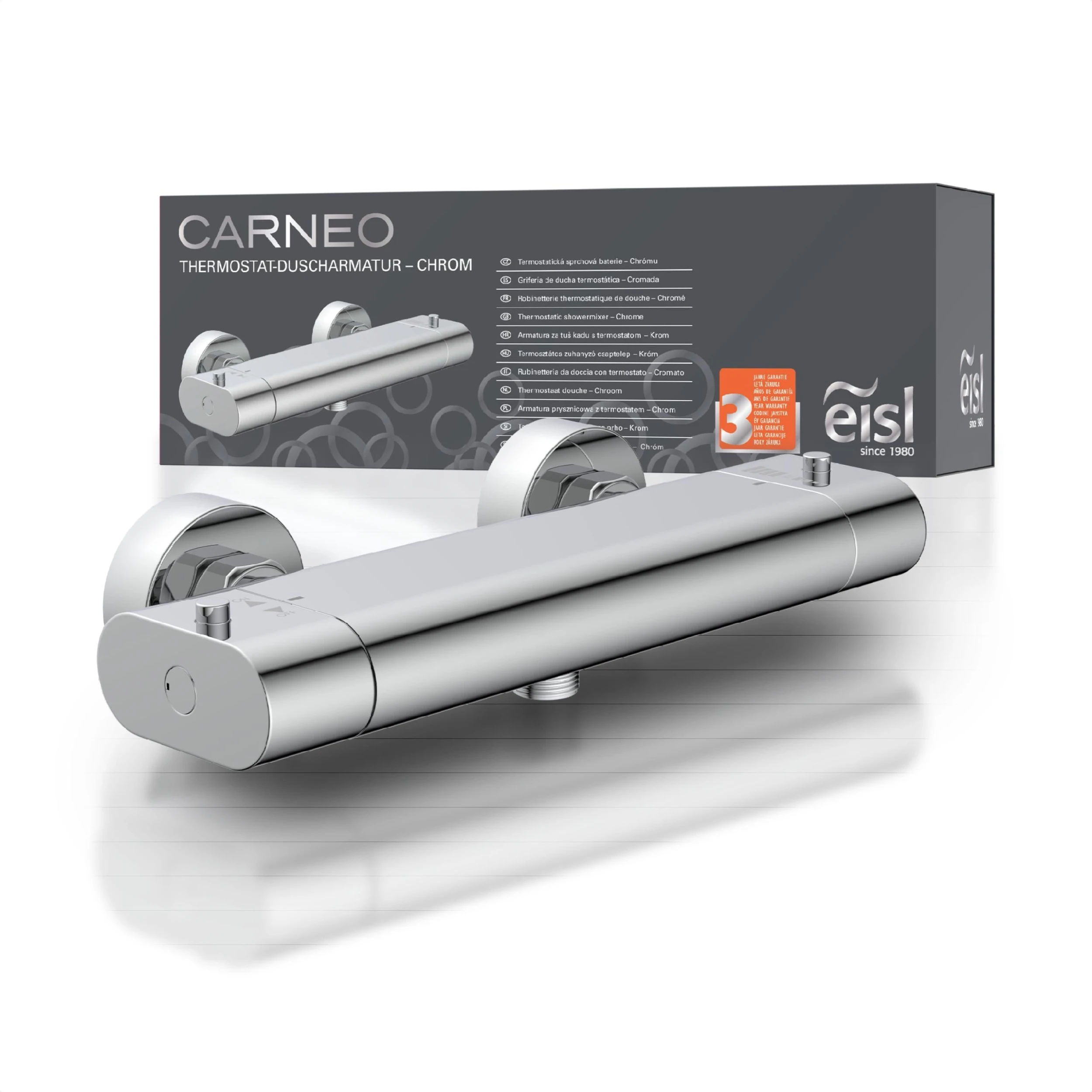 EISL Duscharmatur CARNEO Mit Thermostat, Chrom 2 EISL Duscharmatur CARNEO Mit Thermostat, Chrom – Bild 2