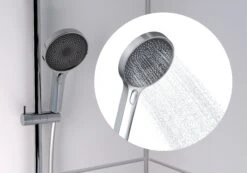 SCHÜTTE Handbrause SAMOA RAIN Mit Samtstrahltechnologie,Chrom/Anthrazit -Black & Decker 2210363000 prod 005