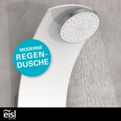 EISL Duschpaneel KARIBIK, Wellnessdusche Aus Sicherheitsglas Weiß -Black & Decker 2210367000 prod 003
