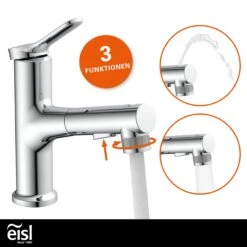 EISL Waschtischarmatur VARIABILE Mit Haarbrause Und Munddusche 9 EISL Waschtischarmatur VARIABILE Mit Haarbrause Und Munddusche -Black & Decker 2210370000 prod 003