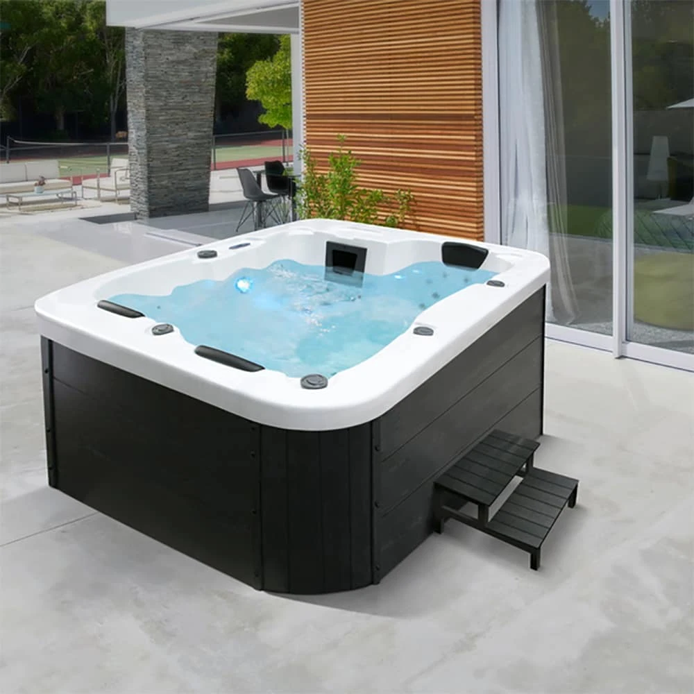 Home Deluxe Outdoor-Whirlpool WHITE MARBLE PURE 5 Home Deluxe Outdoor-Whirlpool WHITE MARBLE PURE – Bild 5