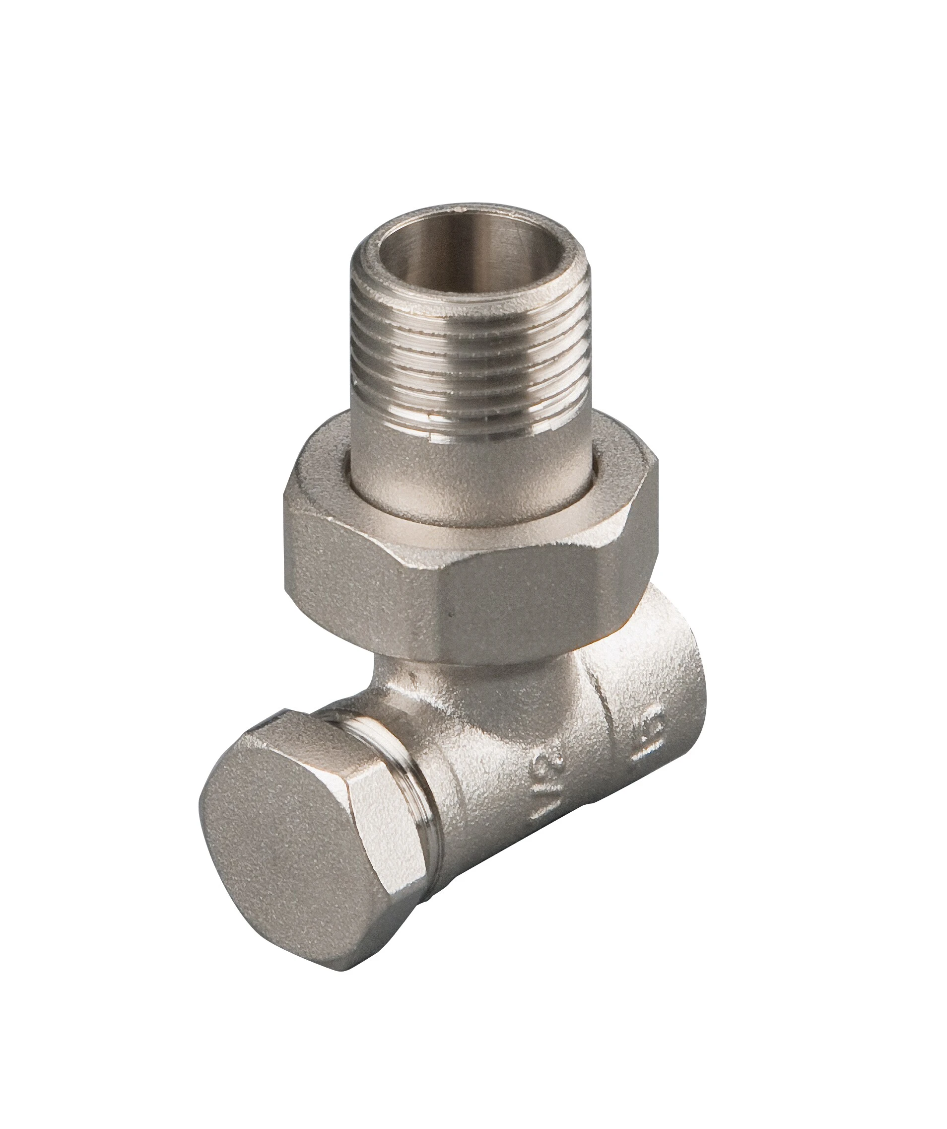 Sanicomfort Heizkörperverschraubung 21,3mm (1/2")E X15mm,vern. 1 Sanicomfort Heizkörperverschraubung 21,3mm (1/2")E X15mm,vern.