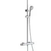 Sanicomfort Thermostat Shower System 200 Mit Kopfbrause Und Handbrause Chrom