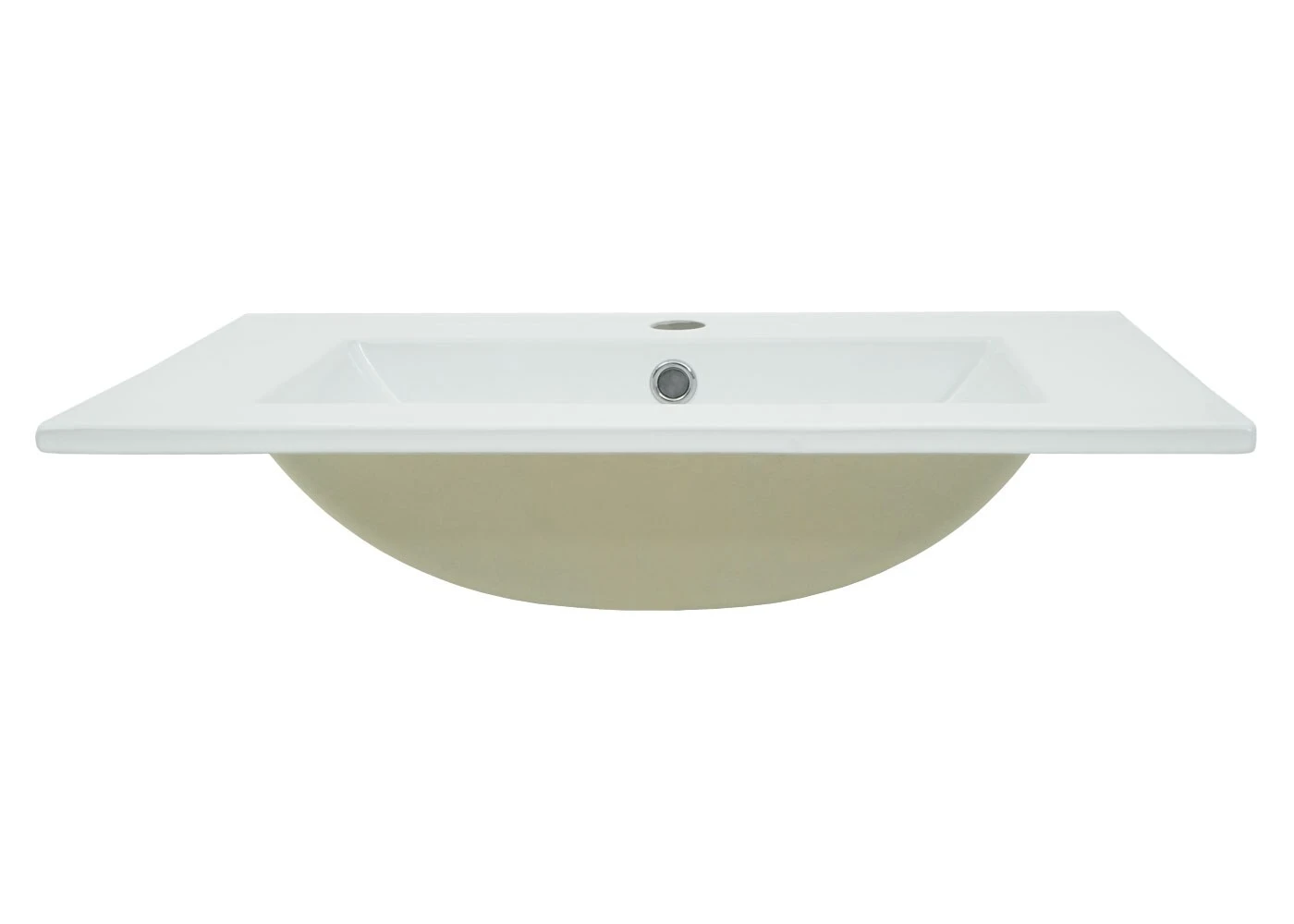 Waschbecken MCW-D16, Waschtisch Handwaschbecken Badezimmer Bad, Keramik Eckig Weiß ~ 61cm 18mm Kante 4 Waschbecken MCW-D16, Waschtisch Handwaschbecken Badezimmer Bad, Keramik Eckig Weiß ~ 61cm 18mm Kante – Bild 4