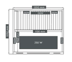 PRODUKT SAFIR Infrarotkabine 7 PRODUKT SAFIR Infrarotkabine -Black & Decker 2324848000 prod 004