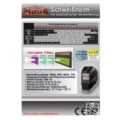 MAUK Automatik Kopfschweißschild Solar -Black & Decker 2349044000 prod 006