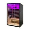 Home Deluxe Infrarotkabine NERO - M