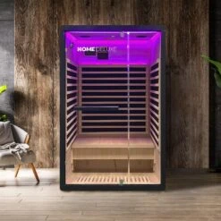 Home Deluxe Infrarotkabine NERO - M -Black & Decker 2451314000 prod 003