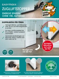 EASYmaxx Zugluftstopper Doppelseitig 12x90cm 11 EASYmaxx Zugluftstopper Doppelseitig 12x90cm -Black & Decker 2470573000 prod 006