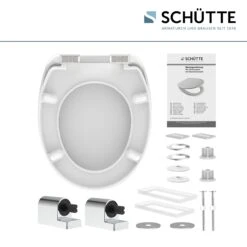 Schütte WC Sitz NEON PAINT, Duroplast Toilettendeckel Mit Absenkautomatik Motiv -Black & Decker 2475536009 prod 006