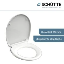 Schütte Duroplast WC Sitz WHITE Mit Absenkautomatik Und Schnellverschluss -Black & Decker 2475537000 prod 003