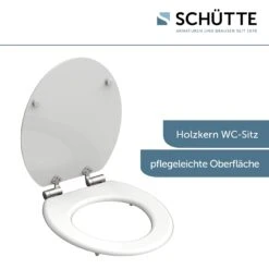 Schütte MDF WC Sitz WHITE Mit Absenkautomatik 8 Schütte MDF WC Sitz WHITE Mit Absenkautomatik -Black & Decker 2475539000 prod 003