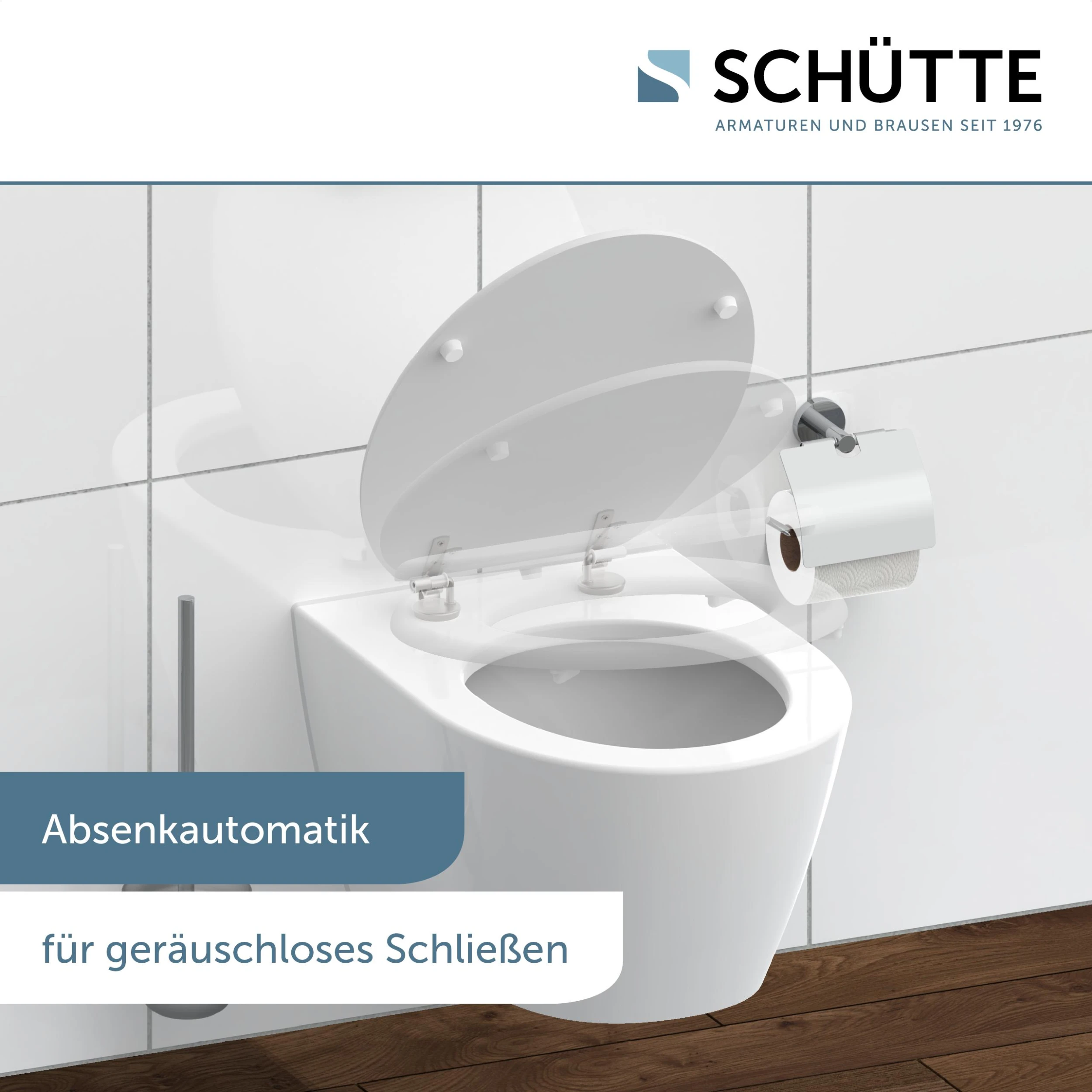 Schütte MDF WC Sitz WHITE Mit Absenkautomatik 4 Schütte MDF WC Sitz WHITE Mit Absenkautomatik – Bild 4
