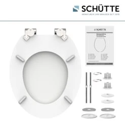 Schütte MDF WC Sitz WHITE Mit Absenkautomatik 11 Schütte MDF WC Sitz WHITE Mit Absenkautomatik -Black & Decker 2475539000 prod 006