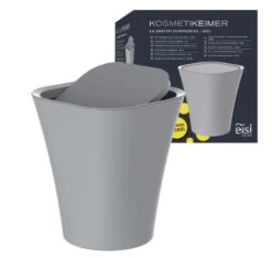 Eisl Kosmetikeimer Bad 8,5 Liter Mit Schwingdeckel Grau