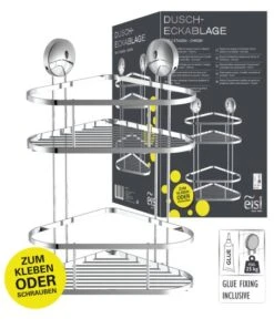 Eisl Duschregal Ohne Bohren 2 Etagen Chrom
