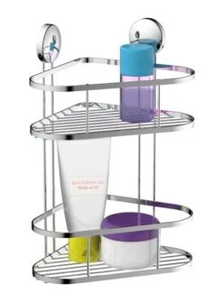 Eisl Duschregal Ohne Bohren 2 Etagen Chrom -Black & Decker 2475711000 prod 003